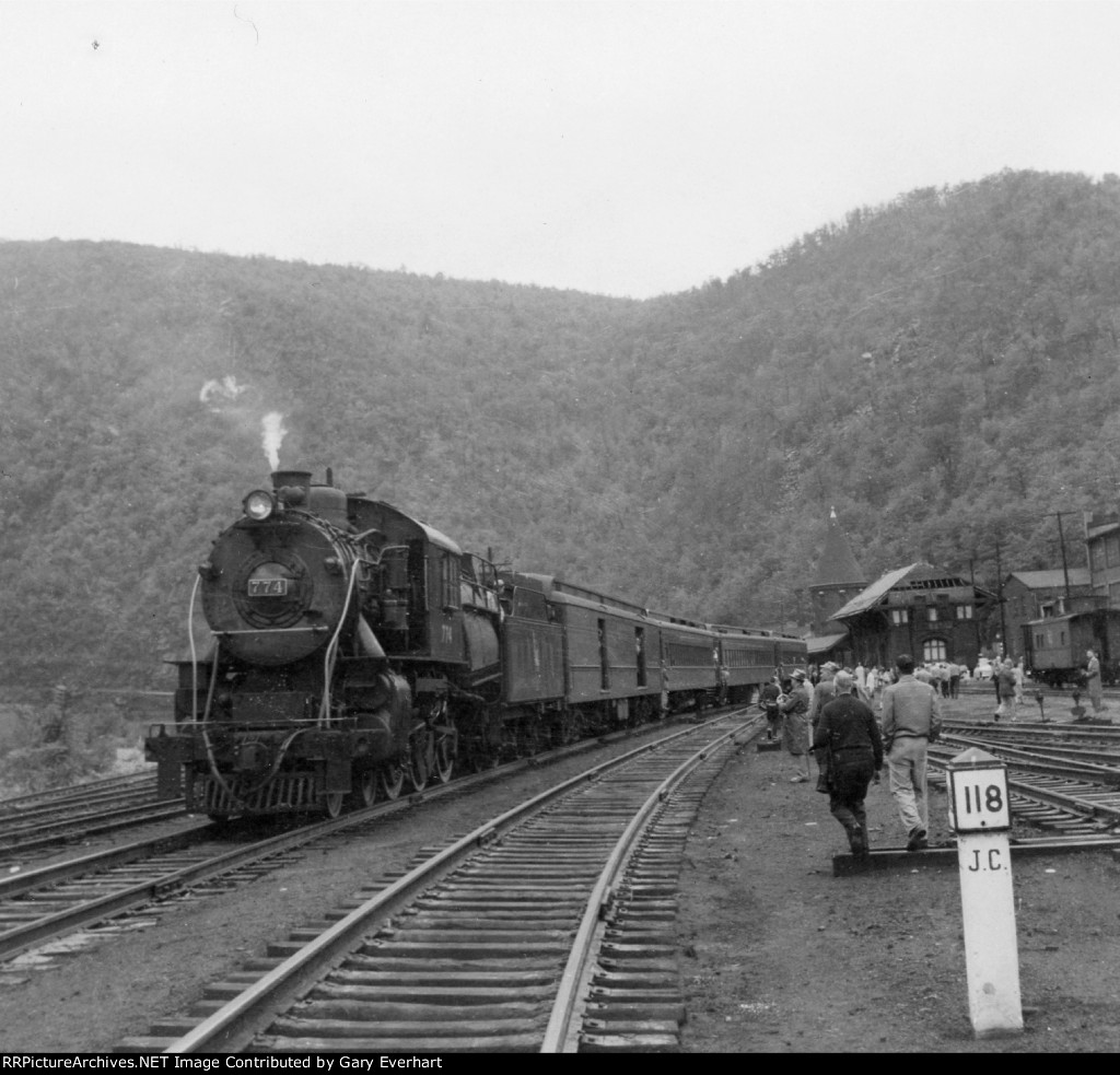 CNJ 4-6-0C #774 - Central RR of New Jersey